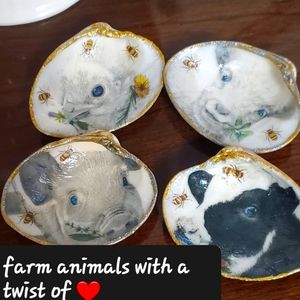 Handcrafted Clam Trinket Shell 🐚